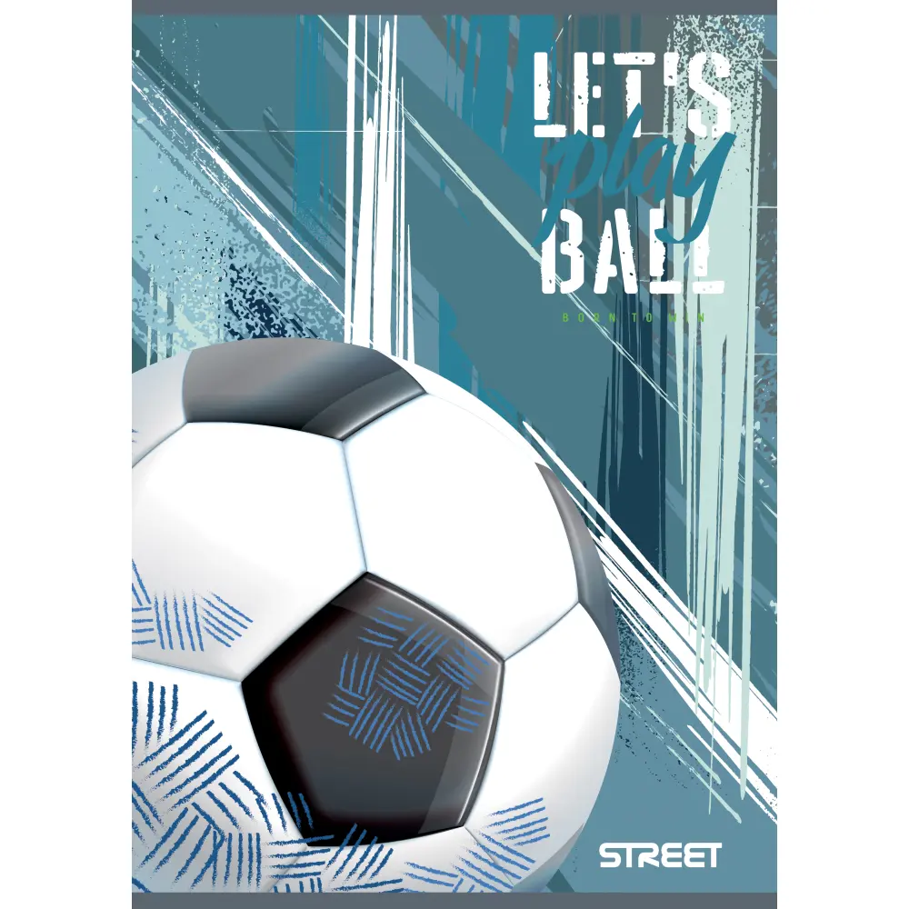 Zvezek Street Footbal A4 mali karo