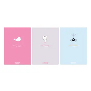 Zvezek Street Dont worry A4 bianco