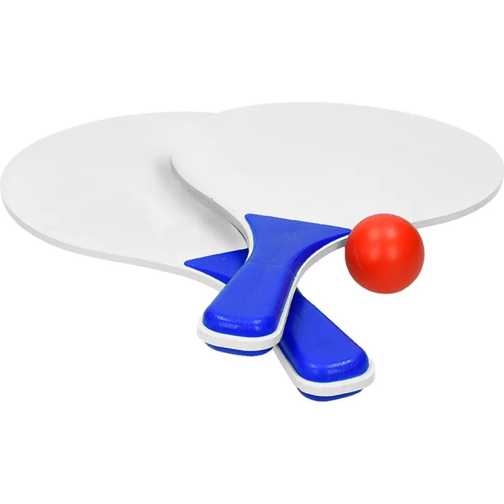 RACKET SET 2/1 SUN WITH BALL WHITE/BLUE