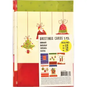 Voščilnice novoletne set 5/1 SET