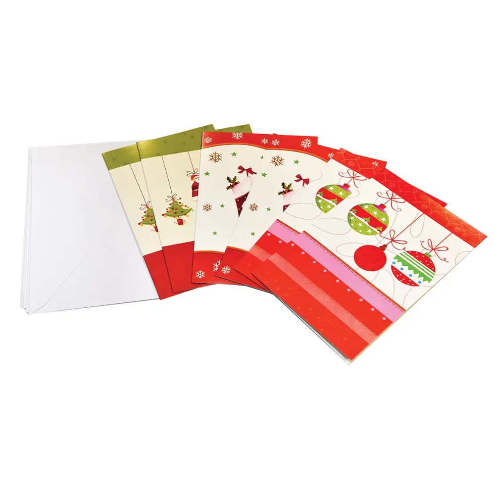 Voščilnice novoletne set 6/1 s kuvertami