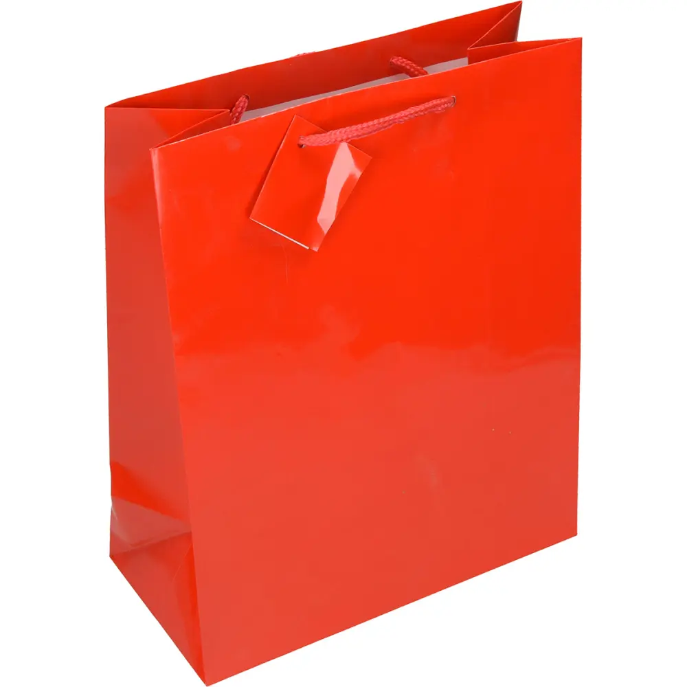 Darilna vrečka L rdeča