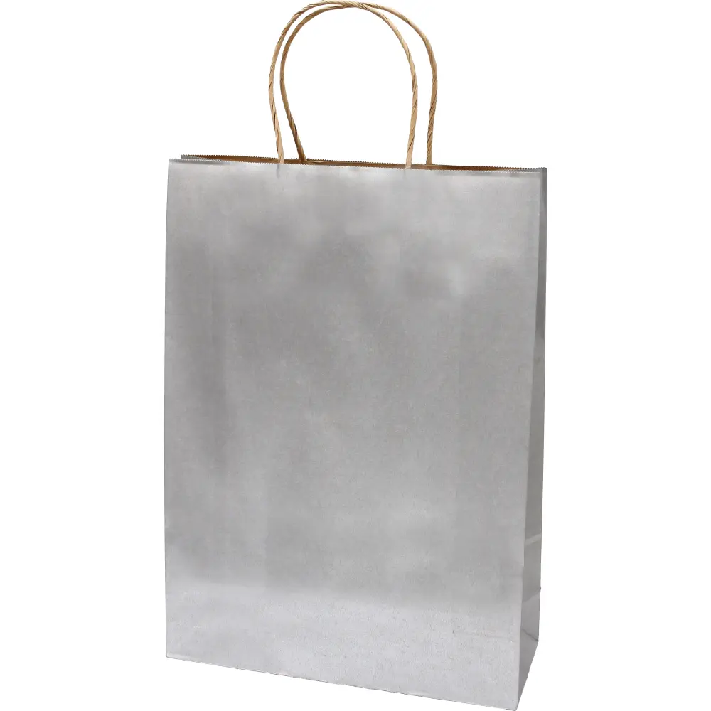 Darilna vrečka eko J srebrna