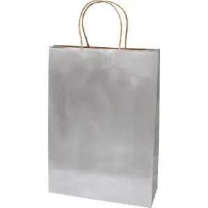 Darilna vrečka eko J srebrna