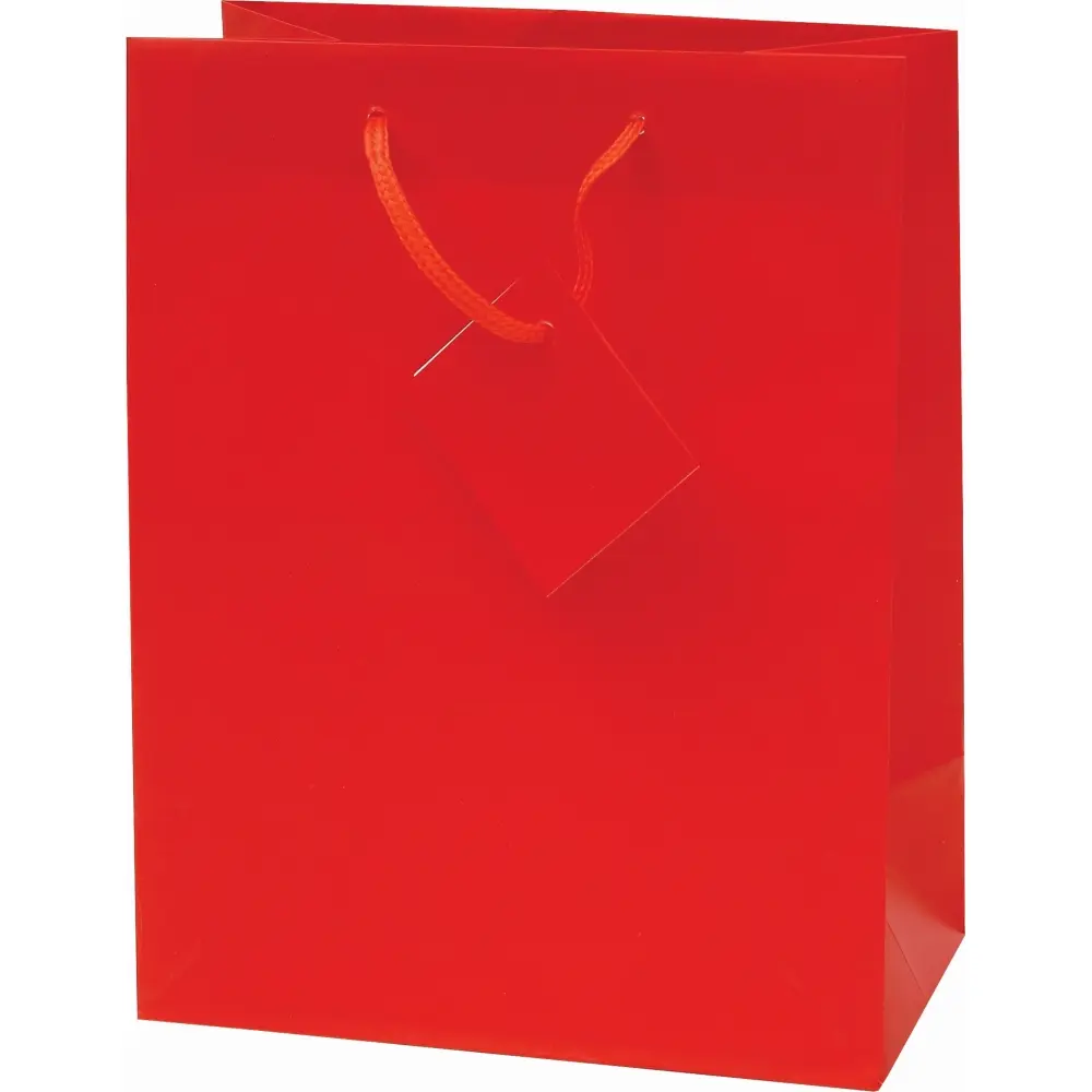 Darilna vrečka M rdeča