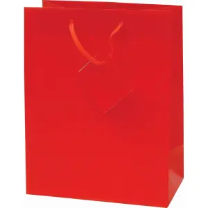 Darilna vrečka M rdeča