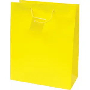 Darilna vrečka L rumena