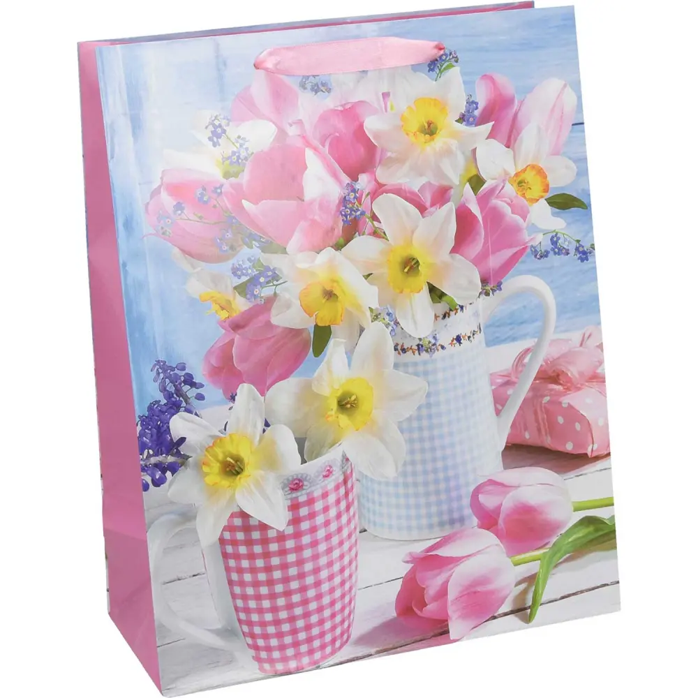 Darilna vrečka L cvetje