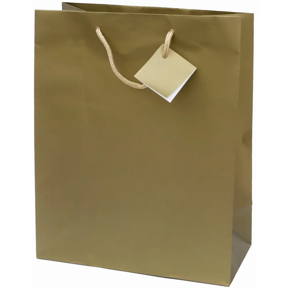 Darilna vrečka L zlata