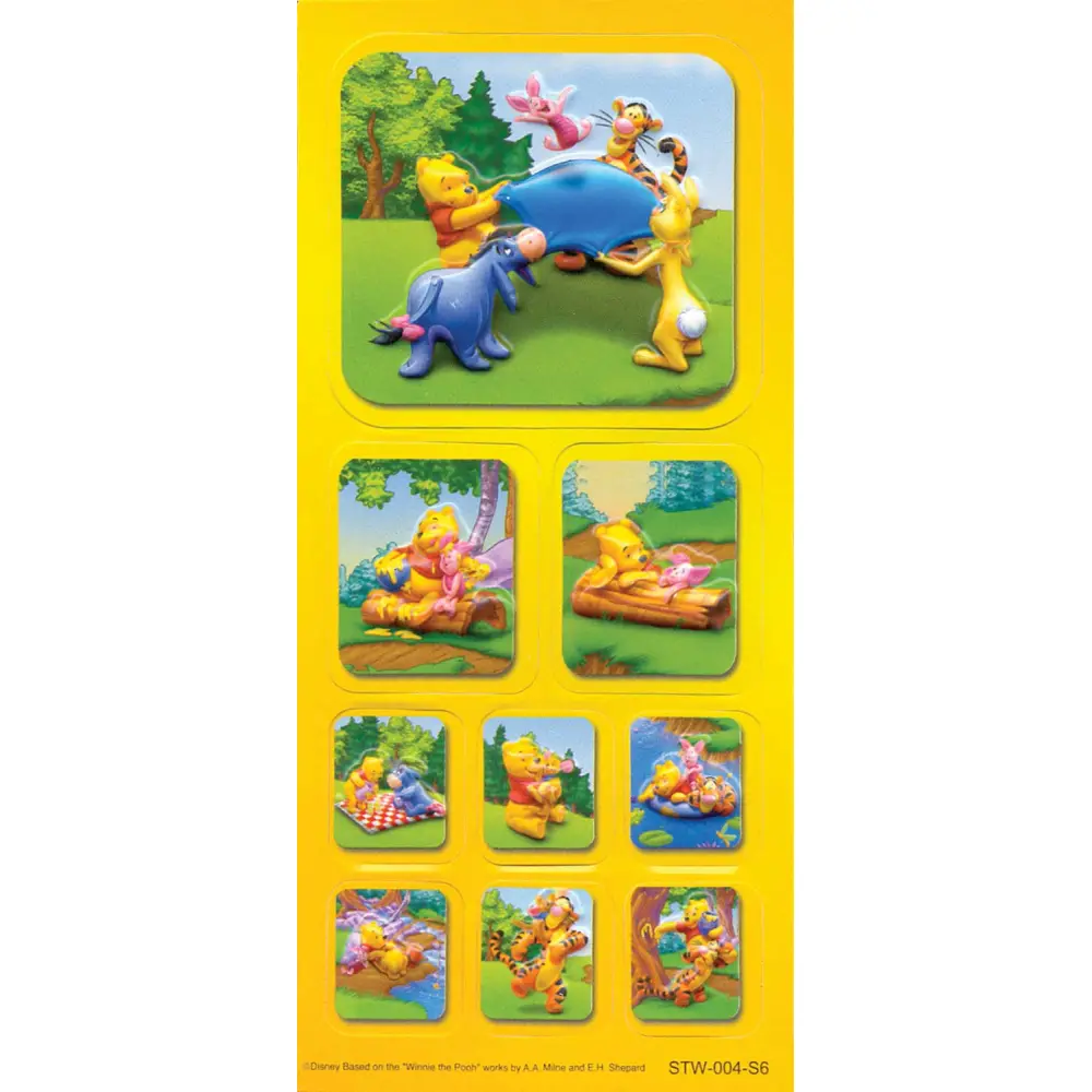 Nalepka 3D Disney Winnie the Pooh