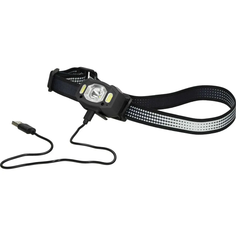 Naglavna svetilka Sensor led s polnilcem