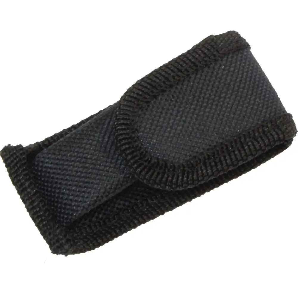 Folding hand tool in textile case