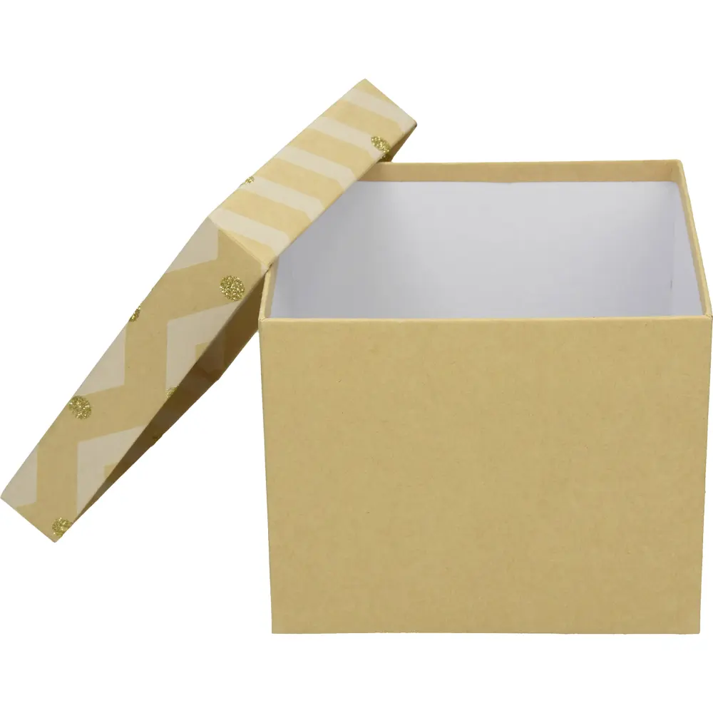 Darilna škatla CREATIVE natur 22x22x16cm