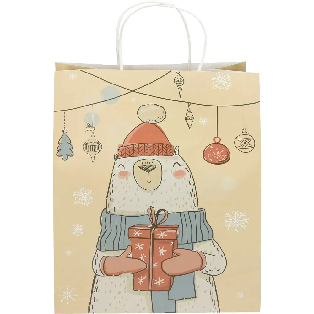 Darilna vrečka eko L novo leto