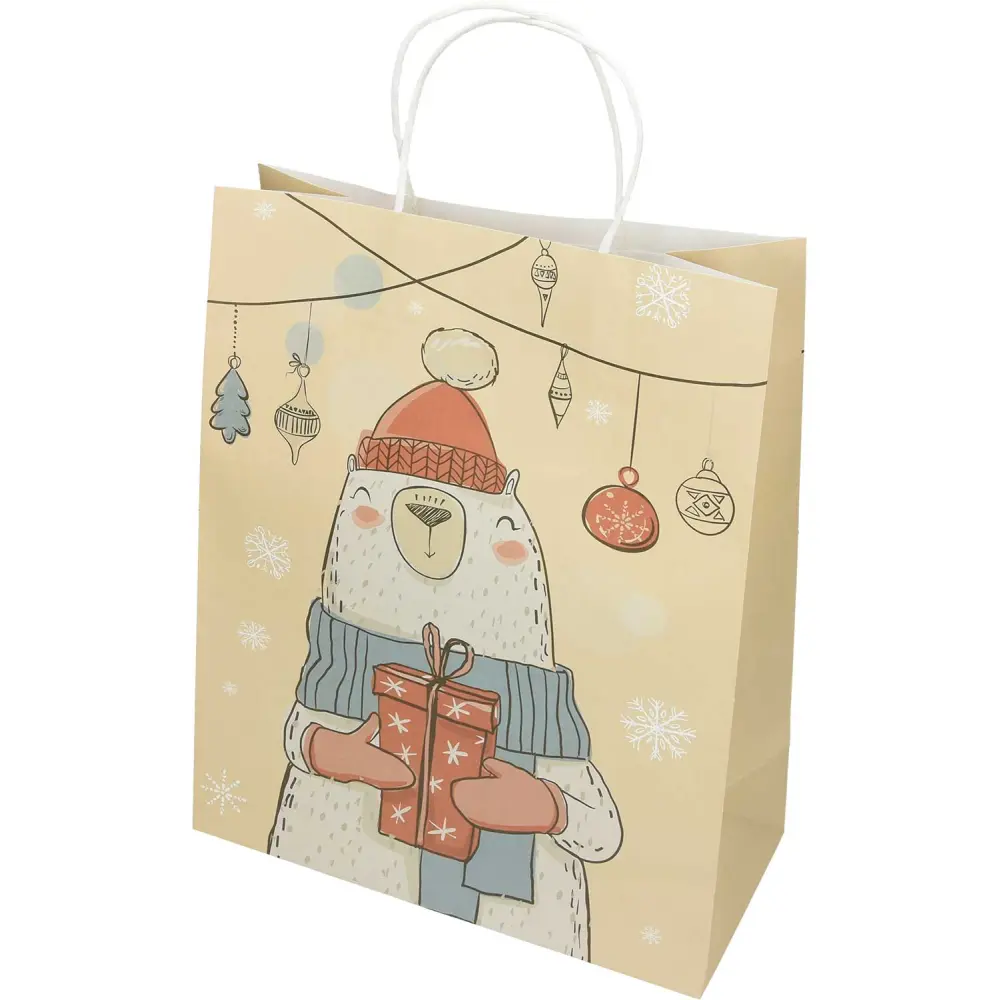 Darilna vrečka eko L novo leto