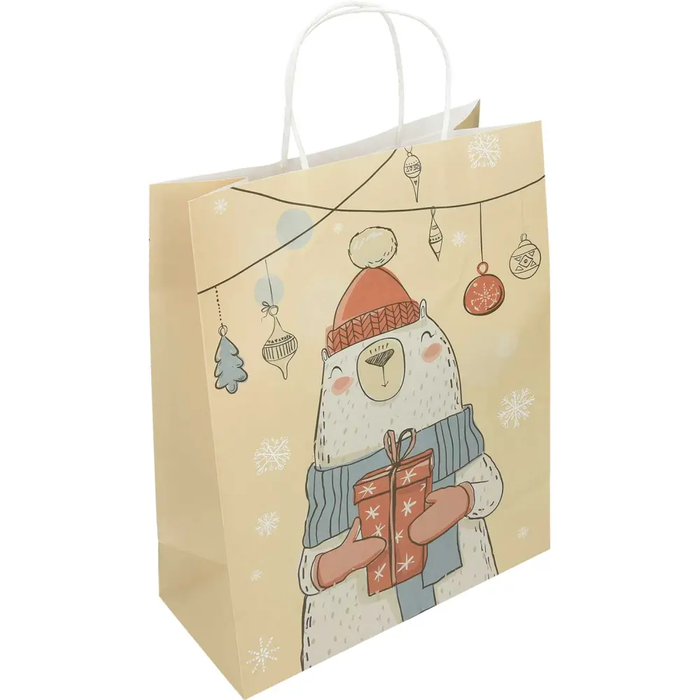 Darilna vrečka eko L novo leto