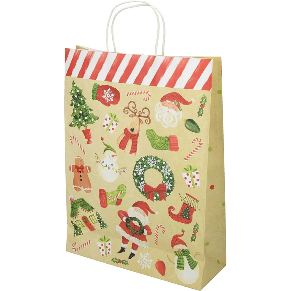 Darilna vrečka eko J novo leto