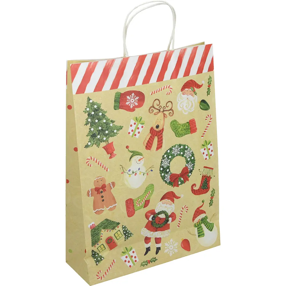 Darilna vrečka eko J novo leto