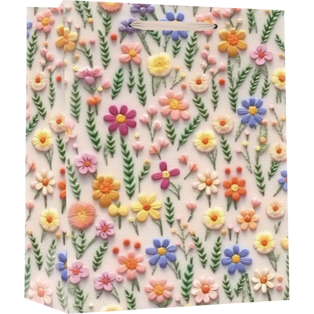 Darilna vrečka L cvetje
