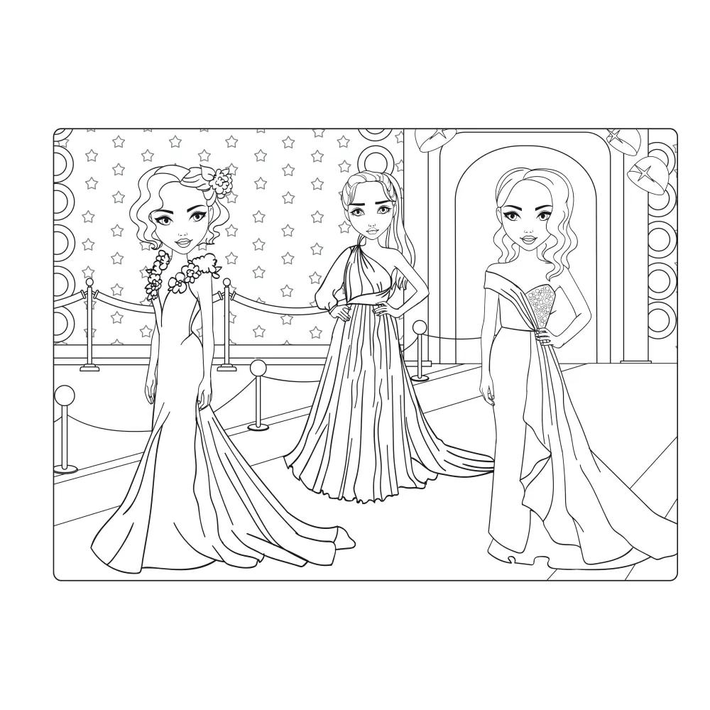 Pobarvanka Creative Little Fashion