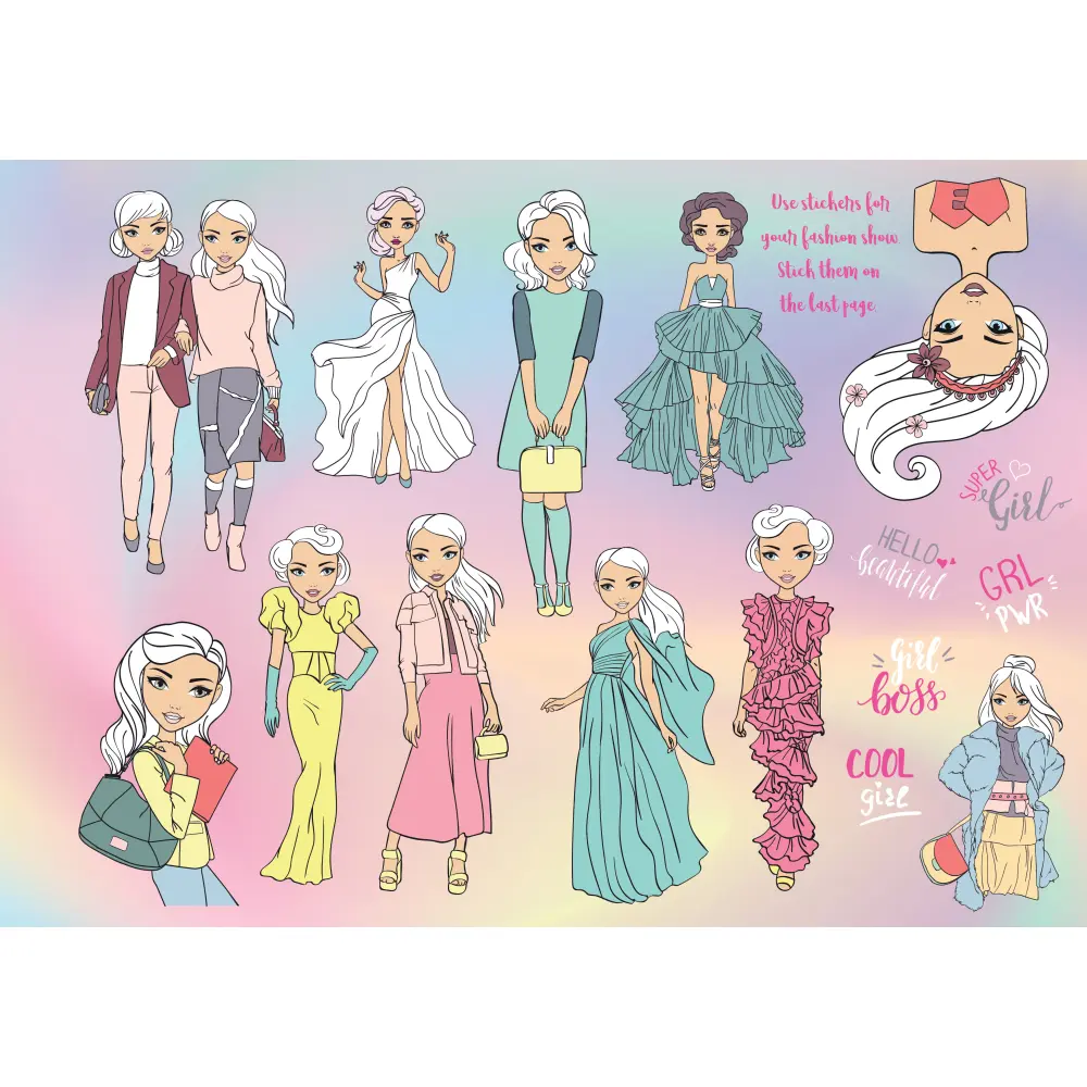 Pobarvanka Creative Little Fashion