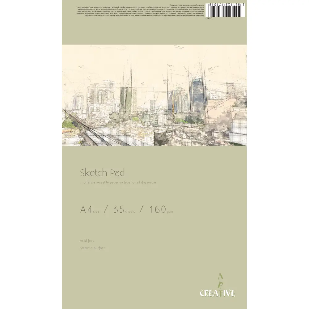 Skicirni blok Creative A4 35L 160GR.