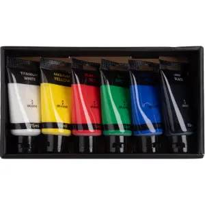 Akrilne tempera barvice 6X75ML