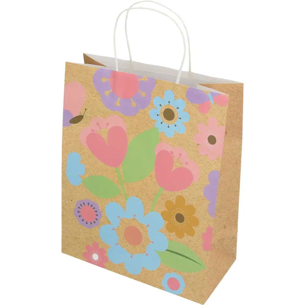 Darilna vrečka eko L cvetje