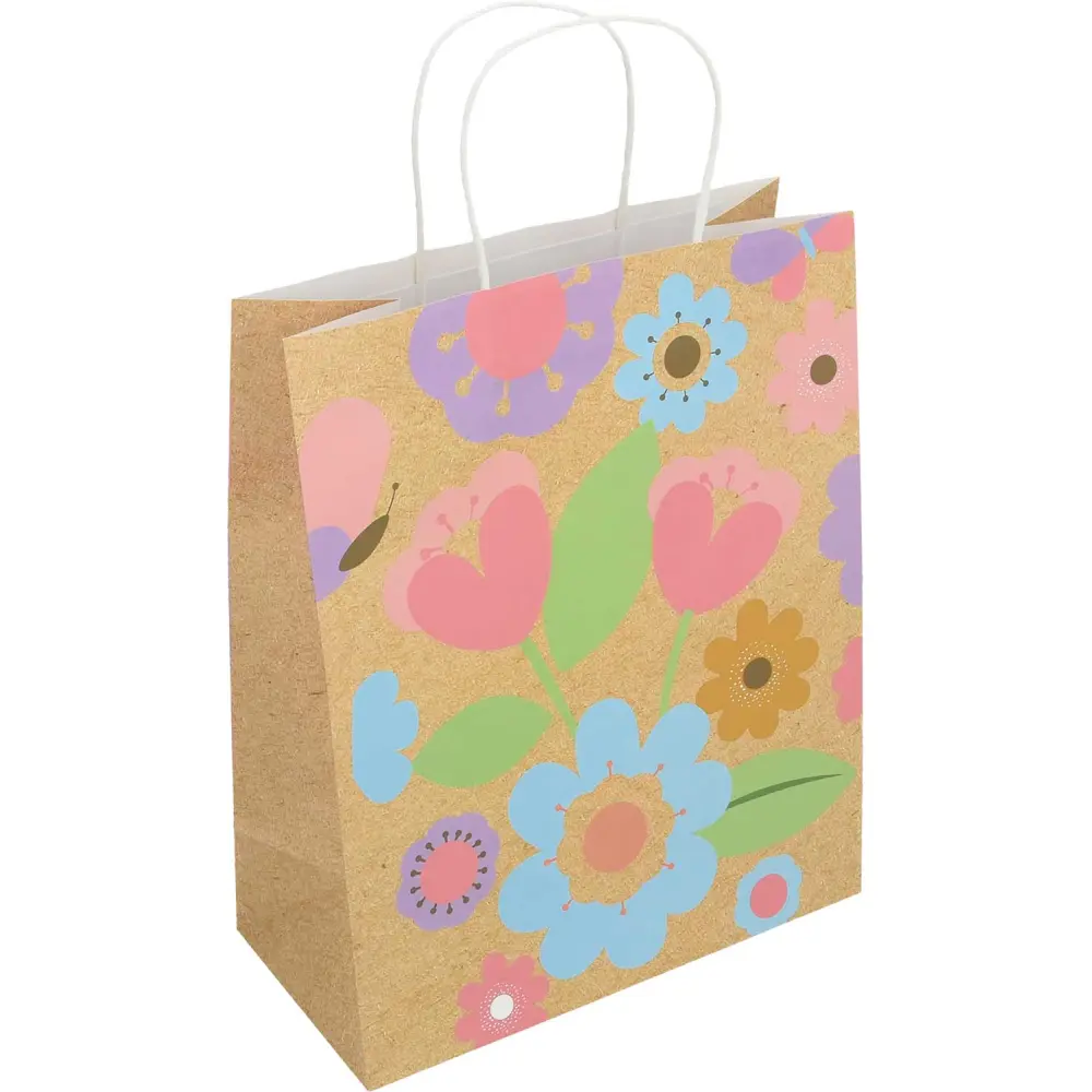 Darilna vrečka eko L cvetje