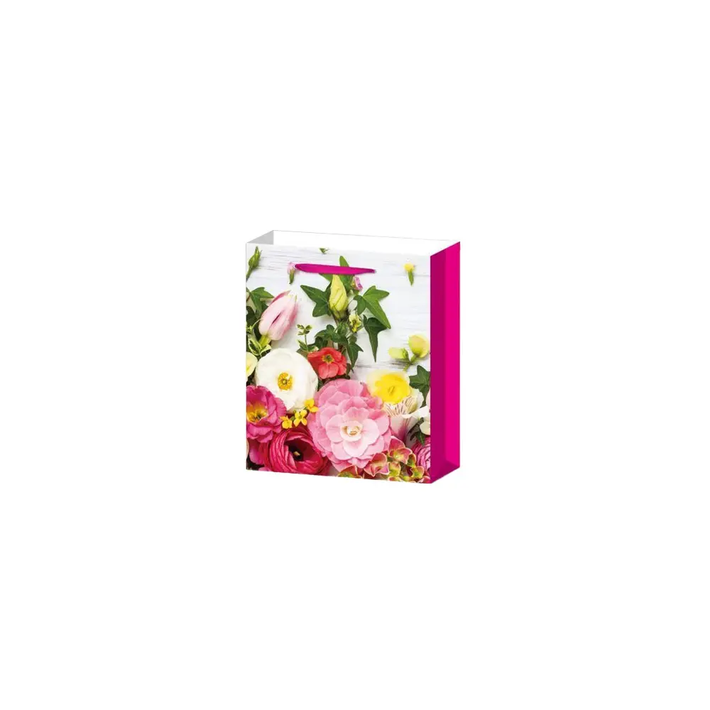 Darilna vrečka L rože