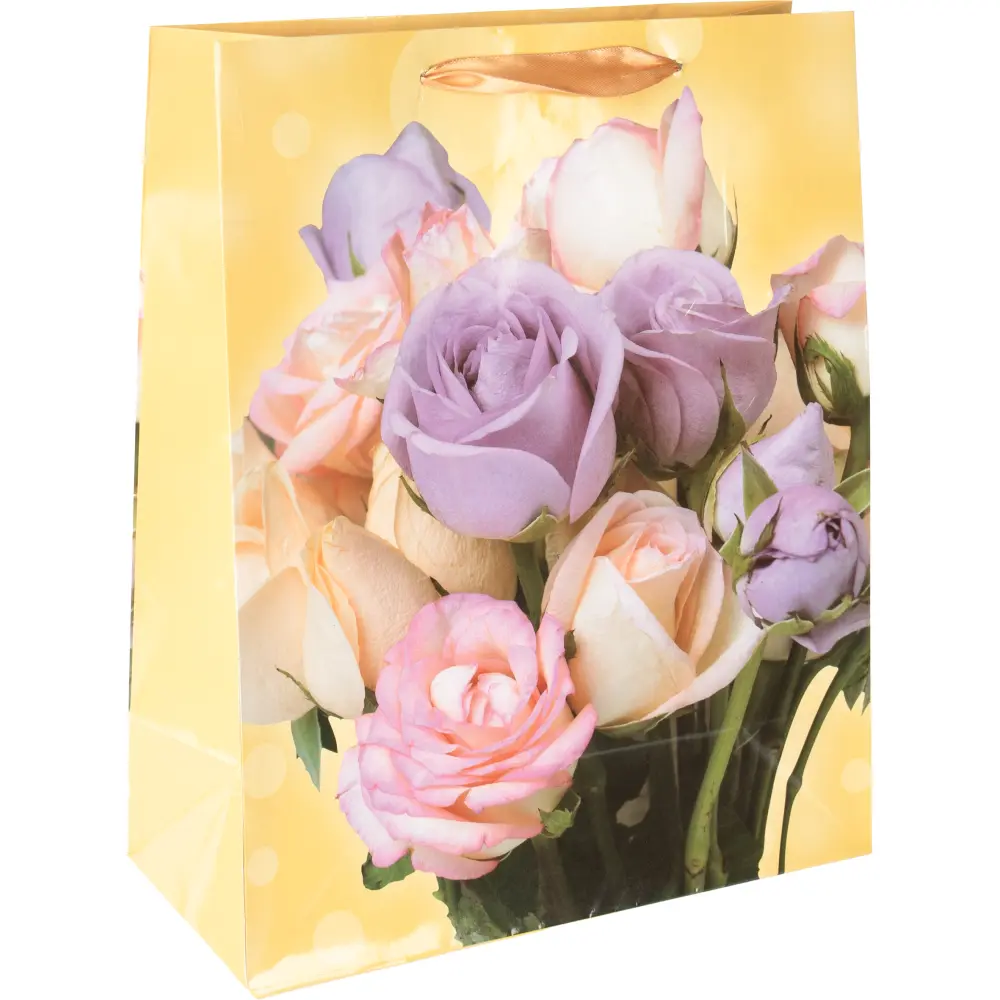 Darilna vrečka L rože