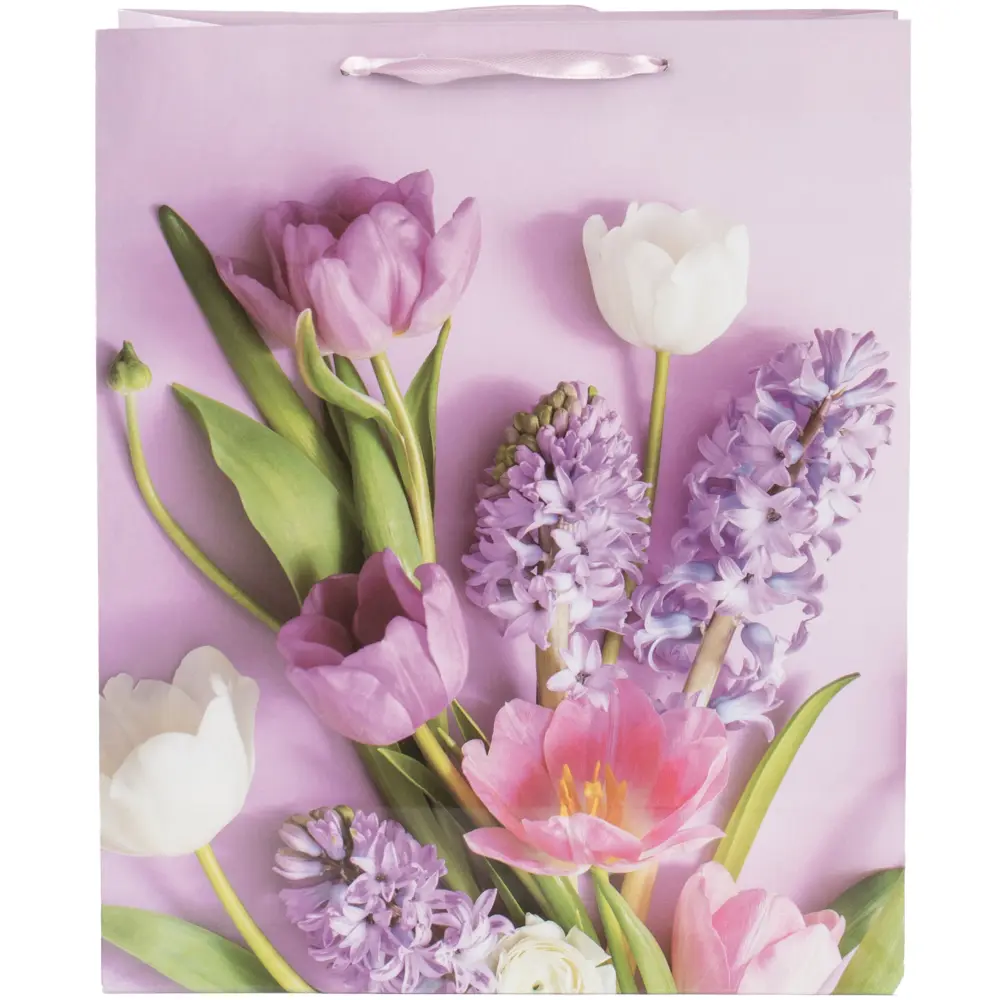 Darilna vrečka L rože