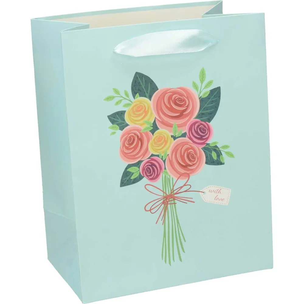 GIFT BAG DELUXE M FLOWERS