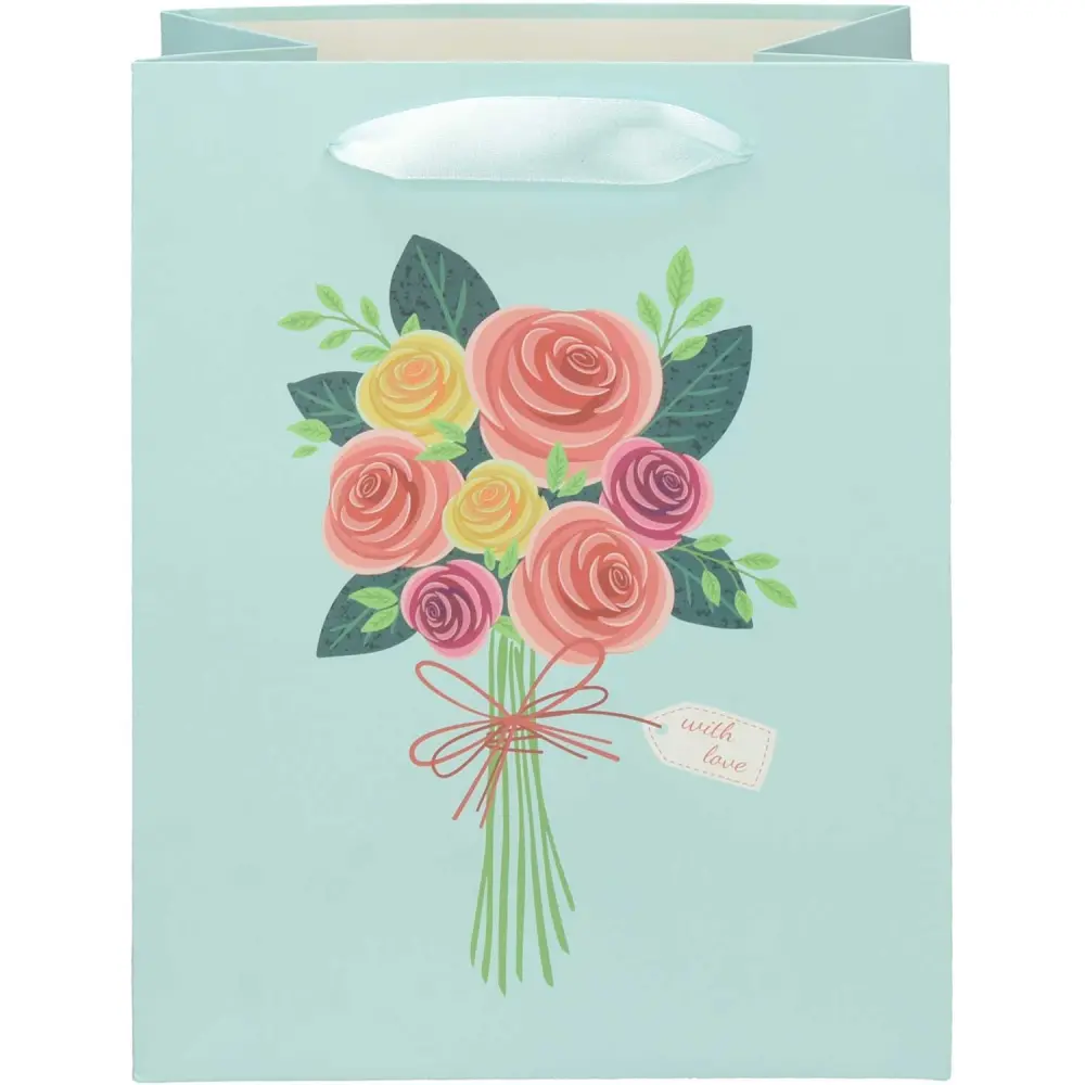 GIFT BAG DELUXE M FLOWERS