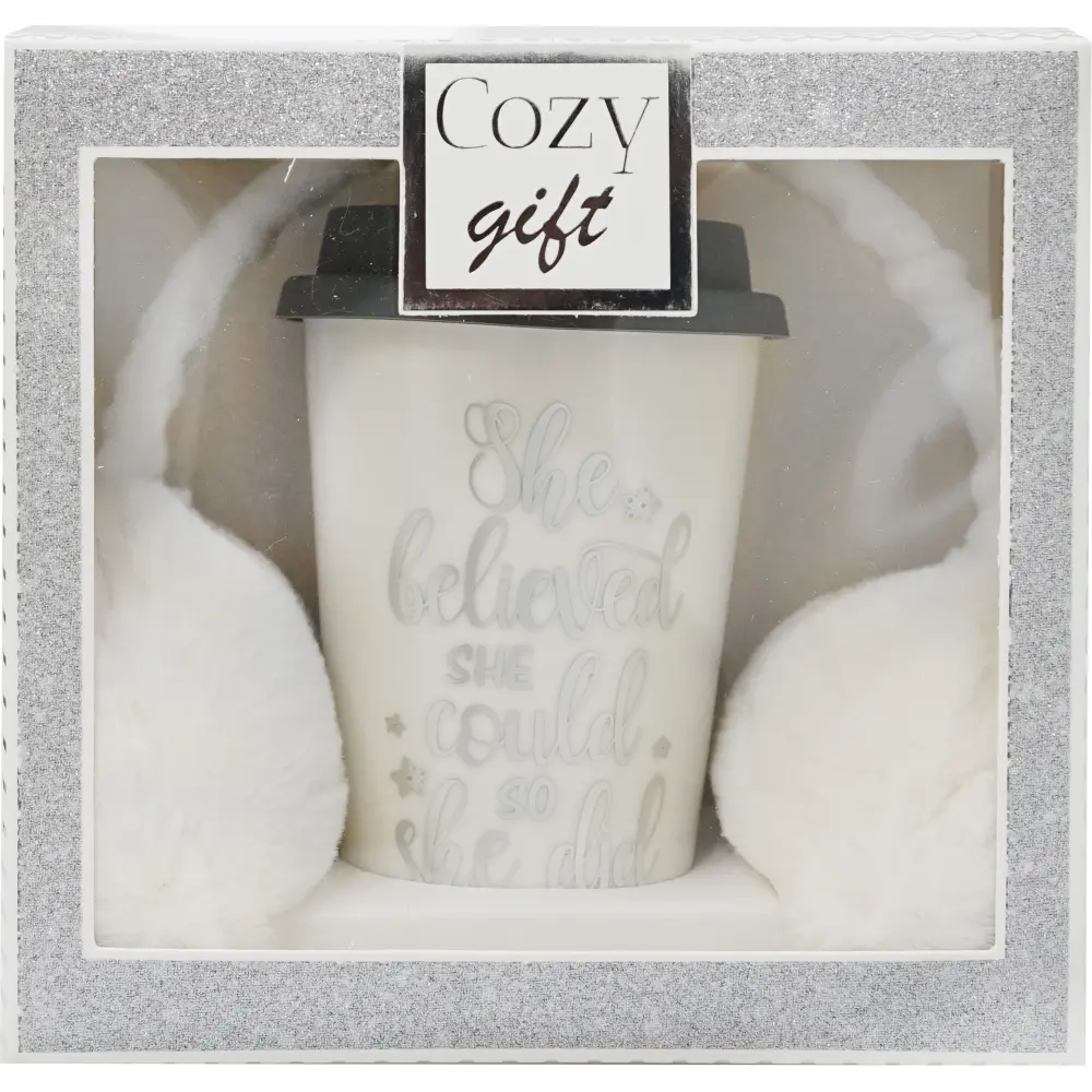 SET COZY GIFT XMAS SILVER