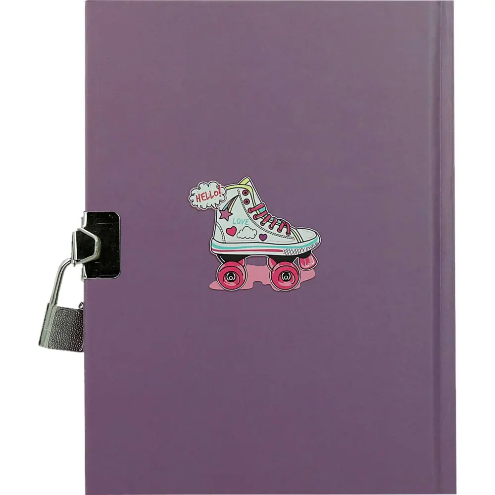 DIARY WITH LOCK GIRLS SORT 70g 80S
