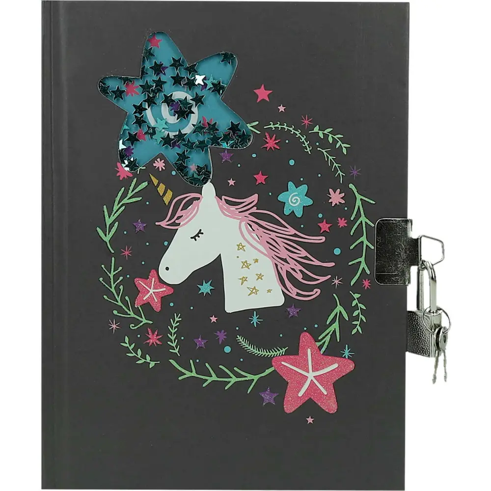 DIARY WITH LOCK GIRLS SORT 70g 80S