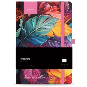 NOTES Z ELASTIKO FLOWERS PETAL A5 96L