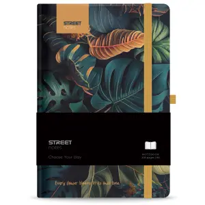 NOTES Z ELASTIKO FLOWERS GARDEN A6 96L