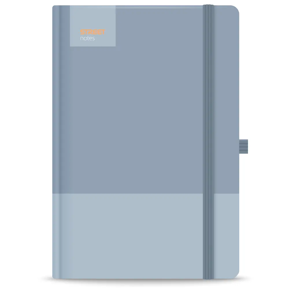 Notes with elastic casual blue a5 96l