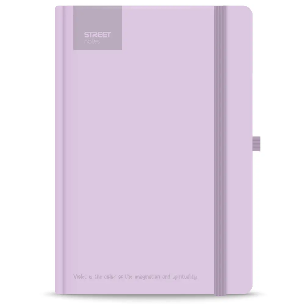 Notes with elastic pastel violet a5 96l