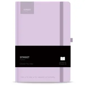 NOTES Z ELASTIKO PASTEL VIOLET A5 96L