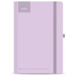 NOTES Z ELASTIKO PASTEL VIOLET A5 96L