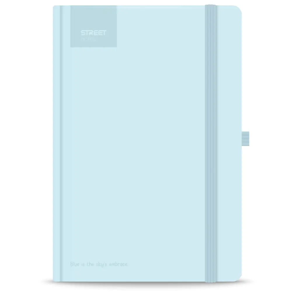 Notes with elastic pastel blue a5 96l