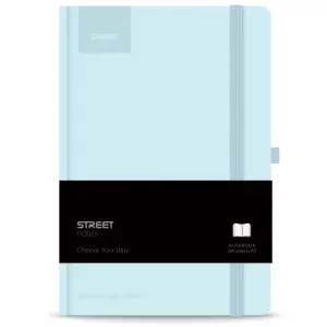 NOTES Z ELASTIKO PASTEL BLUE A5 96L