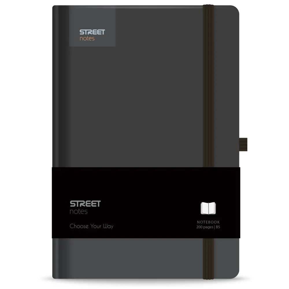 NOTES Z ELASTIKO CASUAL BLACK B5 96L