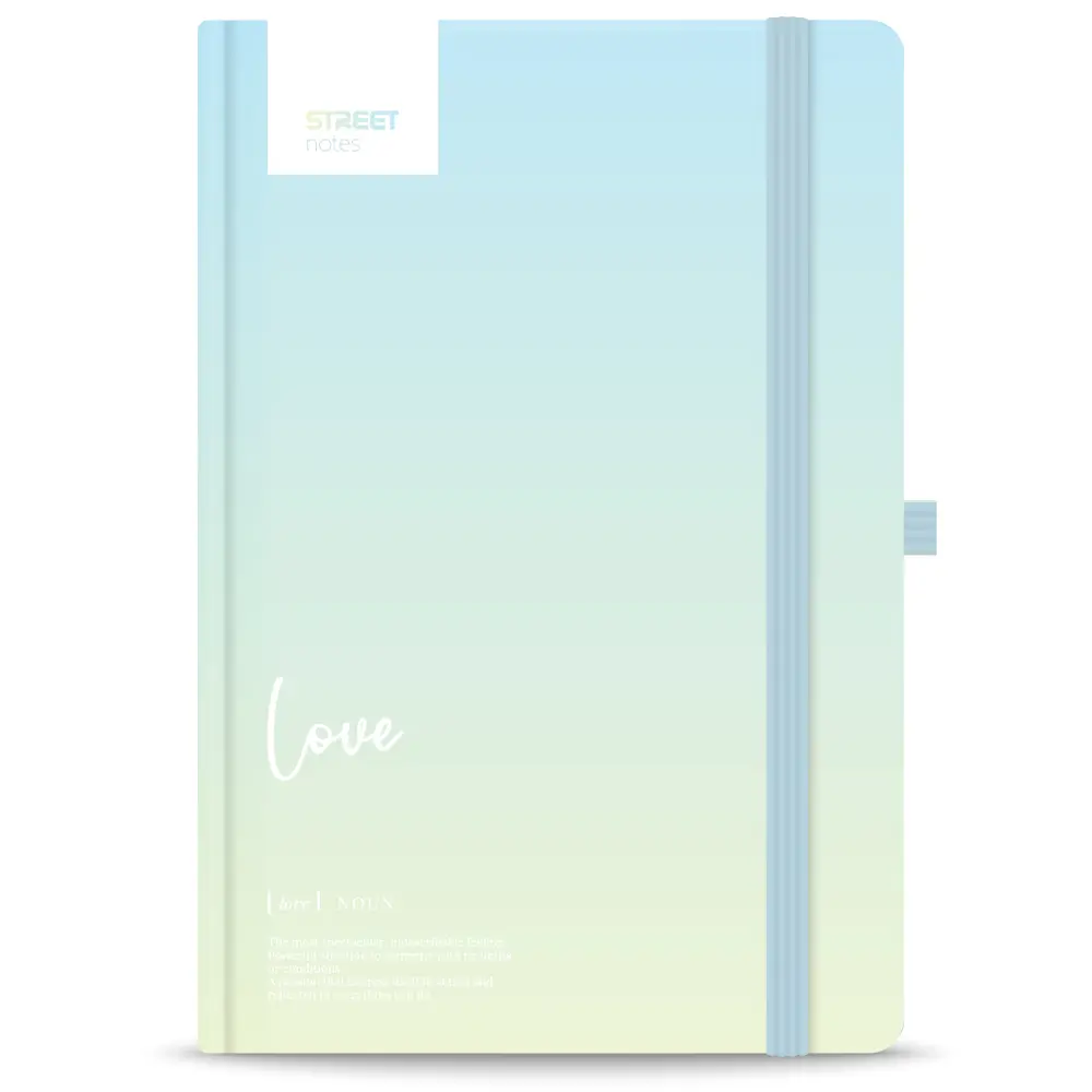 Notes with elastic dictionary love a5 96