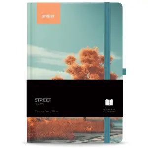 NOTES Z ELASTIKO TREES ENCHANTED A5 96L