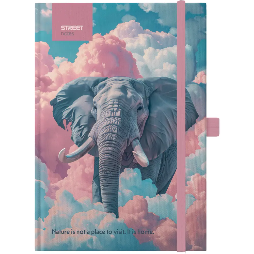 NOTES Z ELASTIKO ANIMALS ELEPHANT.A5 96L