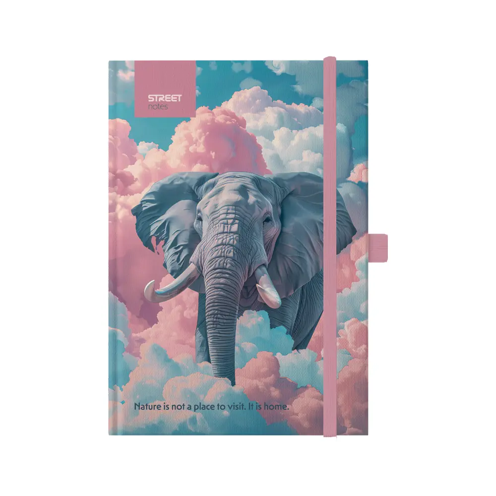 NOTES Z ELASTIKO ANIMALS ELEPHANT.A6 96L